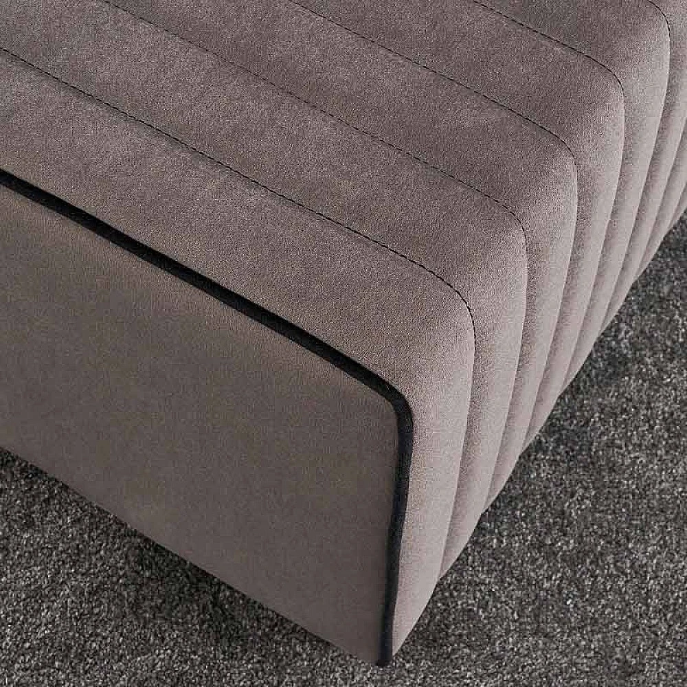 Σκαμπώ Mabel Megapap βελούδινο χρώμα γκρι 80x40x40εκ. Σκαμπώ Mabel Megapap βελούδινο χρώμα γκρι 80x40x40εκ.