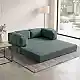 Καναπές - κρεβάτι Comfort Megapap τριθέσιος υφασμάτινος χρώμα μέντα 190x95x75εκ. | GP043-0104,4