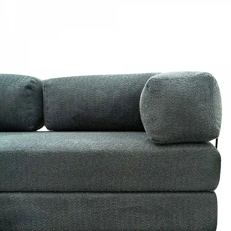 Καναπές - κρεβάτι Comfort Megapap τριθέσιος υφασμάτινος χρώμα μέντα 190x95x75εκ. | GP043-0104,4
