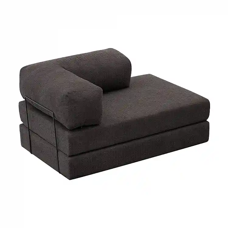 Καναπές - κρεβάτι Comfort Megapap διθέσιος υφασμάτινος χρώμα ανθρακί 140x95x75εκ. | GP043-0105,1