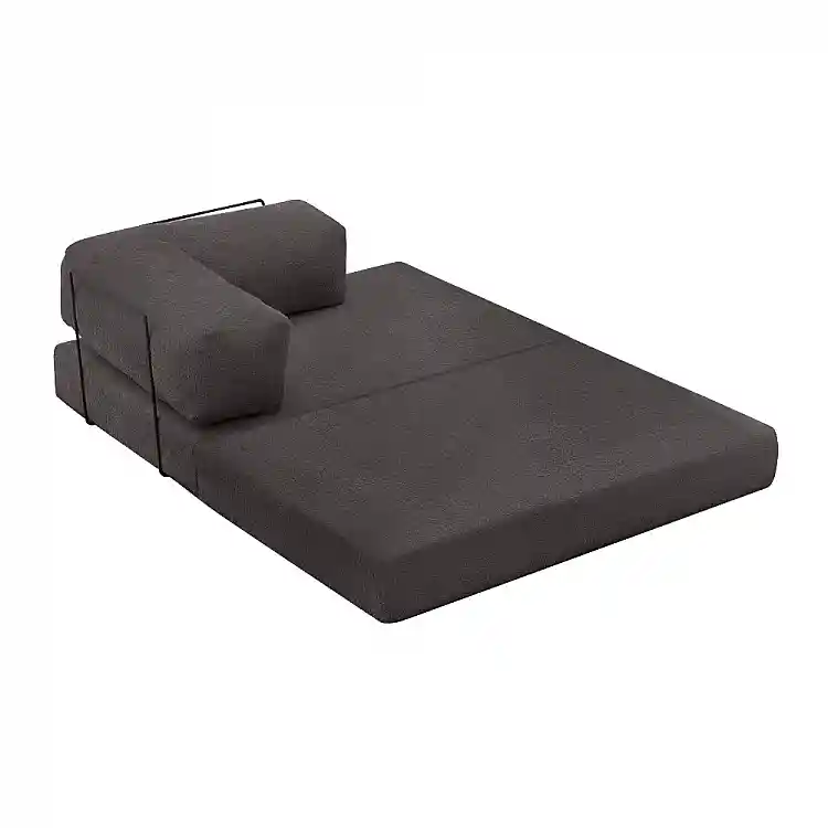 Καναπές - κρεβάτι Comfort Megapap διθέσιος υφασμάτινος χρώμα ανθρακί 140x95x75εκ. | GP043-0105,1