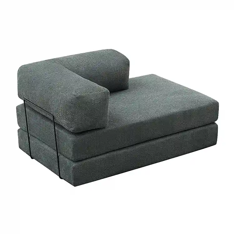 Καναπές - κρεβάτι Comfort Megapap διθέσιος υφασμάτινος χρώμα μέντα 140x95x75εκ. | GP043-0105,4