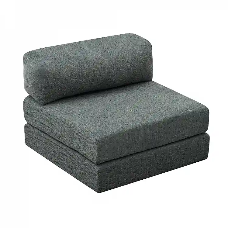 Πολυθρόνα - κρεβάτι Comfort Megapap υφασμάτινη χρώμα μέντα 95x95x75εκ. | GP043-0106,4