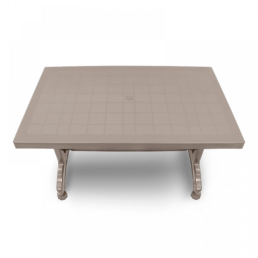 Τραπέζι πολυπροπυλενίου Callan Megapap χρώμα cappuccino 120x70x73εκ. Τραπέζι πολυπροπυλενίου Callan Megapap χρώμα cappuccino 120x70x73εκ.