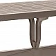 Τραπέζι πολυπροπυλενίου Callan Megapap χρώμα cappuccino 120x70x73εκ. Τραπέζι πολυπροπυλενίου Callan Megapap χρώμα cappuccino 120x70x73εκ.