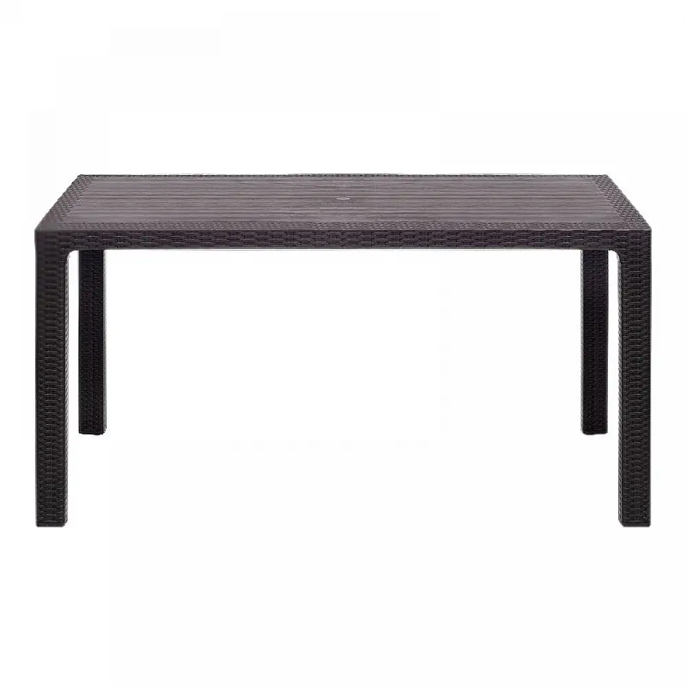 Τραπέζι πολυπροπυλενίου Kalan Megapap χρώμα καφέ 150x90x75εκ. | GP046-0013,1