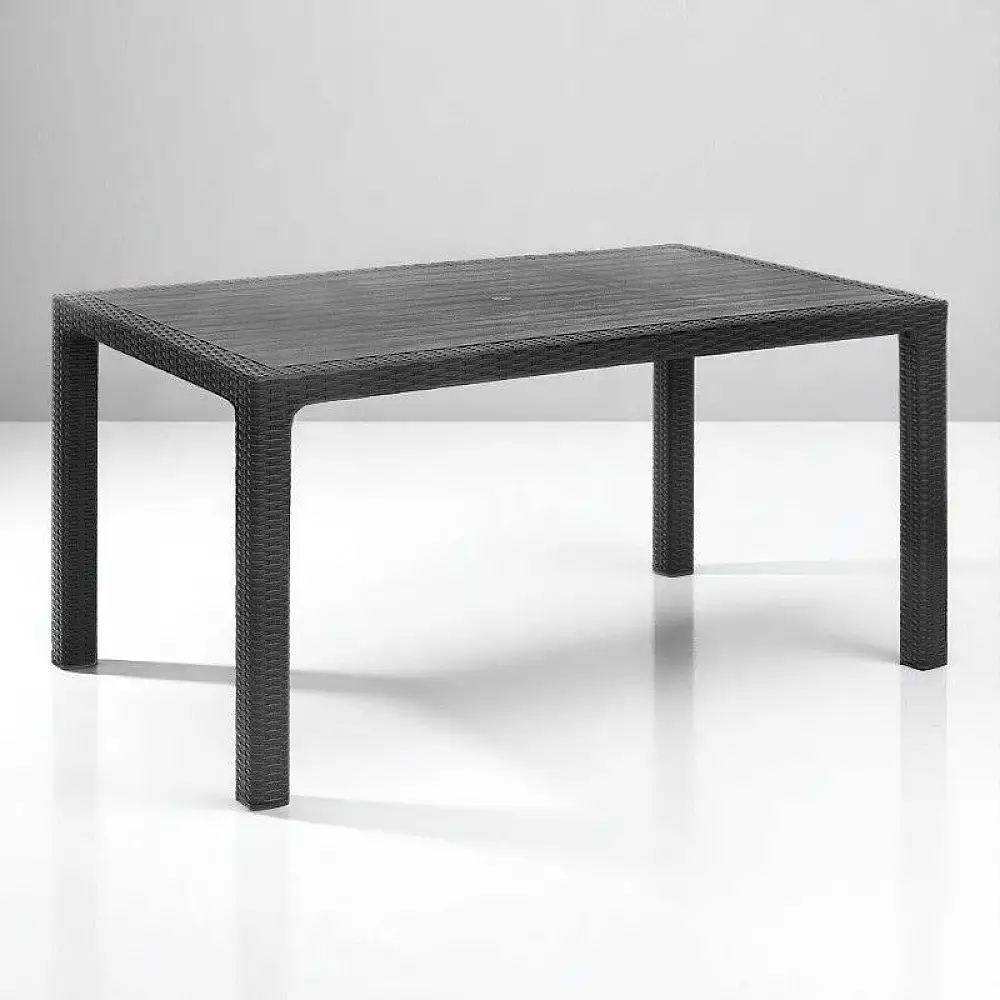 Τραπέζι πολυπροπυλενίου Kalan Megapap χρώμα ανθρακί 150x90x75εκ. | GP046-0013,2