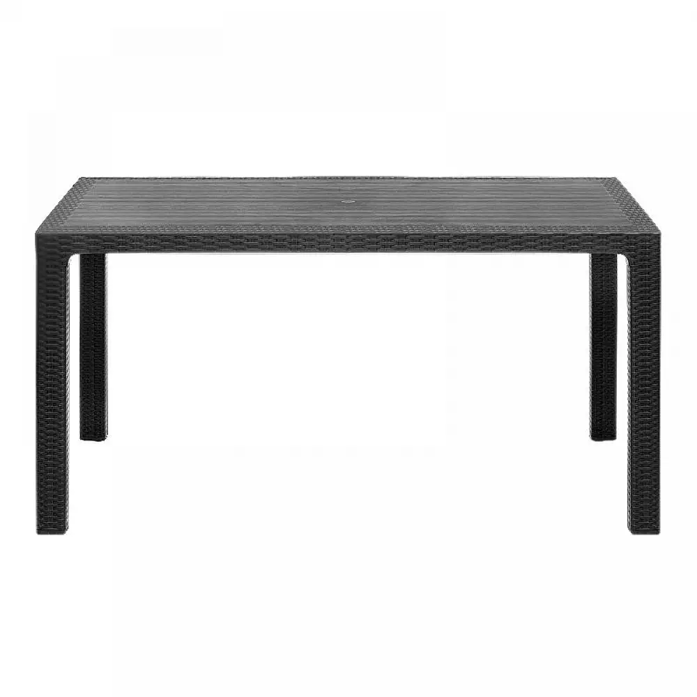 Τραπέζι πολυπροπυλενίου Kalan Megapap χρώμα ανθρακί 150x90x75εκ. | GP046-0013,2