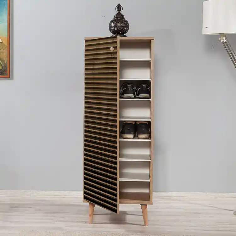 Παπουτσοθήκη - Ντουλάπι Soho Megapap χρώμα sonoma 50x38x135εκ. | GP052-0001,2