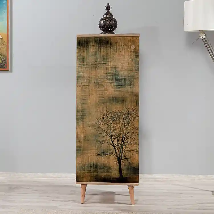 Παπουτσοθήκη - Ντουλάπι Soho Megapap χρώμα sonoma 50x38x135εκ. | GP052-0001,4
