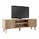 Έπιπλο τηλεόρασης Soho Megapap χρώμα sonoma 140x40x50 εκ. | GP052-0002,3