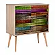 Συρταρτιέρα Soho Megapap από μελαμίνη χρώμα sonoma 80x40x90εκ. - GP052-0003,1