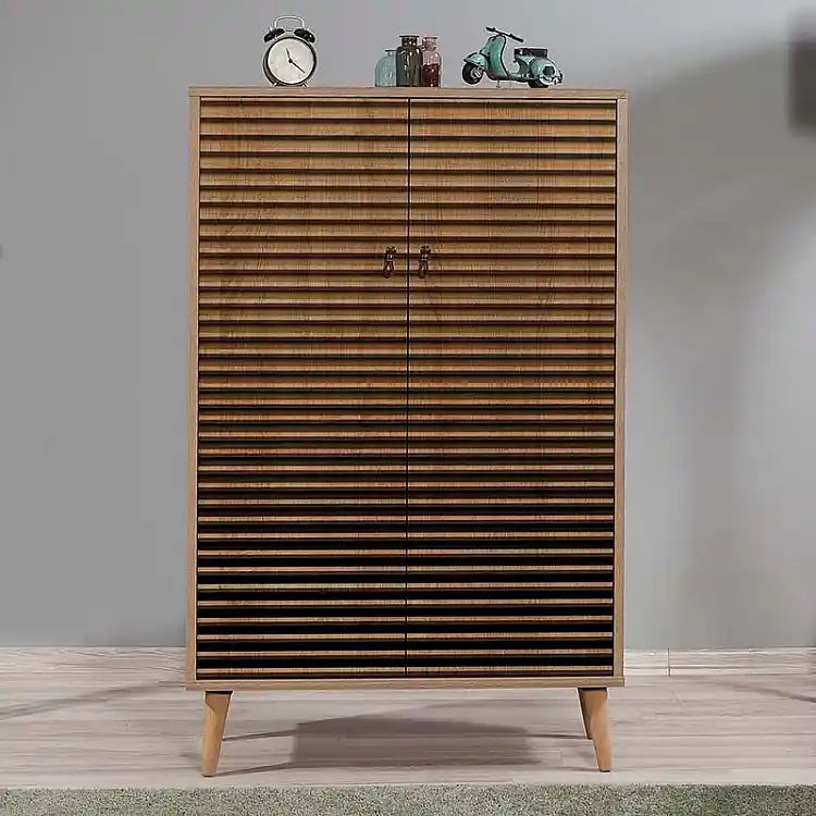 Παπουτσοθήκη - Ντουλάπι Soho Megapap χρώμα sonoma 80x36x127εκ. | GP052-0004,2