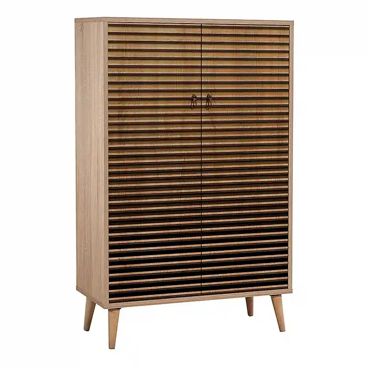 Παπουτσοθήκη - Ντουλάπι Soho Megapap χρώμα sonoma 80x36x127εκ. | GP052-0004,2