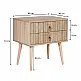 Κομοδίνο Soho Megapap από μελαμίνη χρώμα sonoma 60x40x61εκ. - GP052-0005,3 Κομοδίνο Soho Megapap από μελαμίνη χρώμα sonoma 60x40x61εκ. - GP052-0005,3