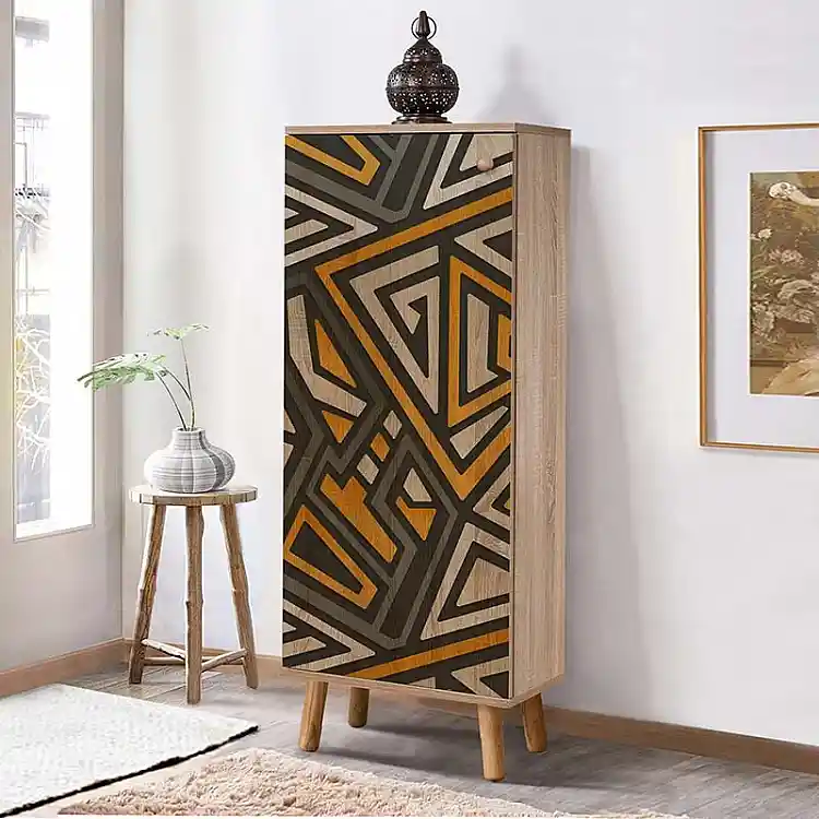 Παπουτσοθήκη - Ντουλάπι Soho Megapap χρώμα sonoma 50x38x135εκ. | GP052-0007,1