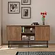 Μπουφές Amedeo Megapap από μελαμίνη χρώμα καρυδί 140x36x72εκ. Μπουφές Amedeo Megapap από μελαμίνη χρώμα καρυδί 140x36x72εκ.