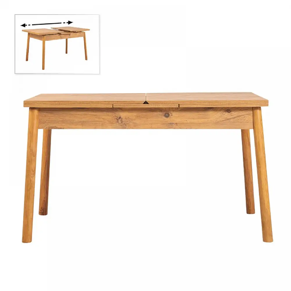 Τραπέζι Jemmy Megapap επεκτεινόμενο χρώμα atlantic pine 120/153x75x77εκ. | GP052-0034,4