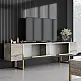 Έπιπλο τηλεόρασης Luxe Megapap χρώμα travertine - χρυσό 180x30x50εκ. Έπιπλο τηλεόρασης Luxe Megapap χρώμα travertine - χρυσό 180x30x50εκ.