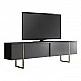 Έπιπλο τηλεόρασης Luxe Megapap χρώμα ανθρακί - χρυσό 180x30x50εκ. Έπιπλο τηλεόρασης Luxe Megapap χρώμα ανθρακί - χρυσό 180x30x50εκ.