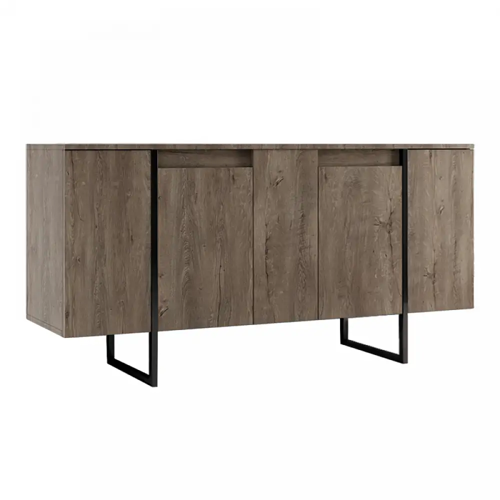 Μπουφές Luxe Megapap χρώμα καρυδί 160x35x80εκ. | GP052-0118,2