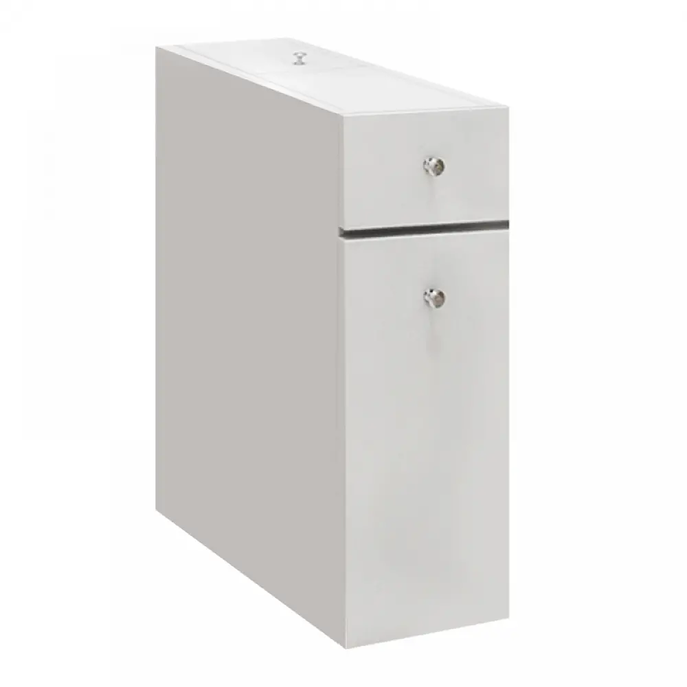 Ντουλάπι μπάνιου Calencia Megapap χρώμα λευκό 20x60x55εκ. - GP052-0122,3