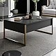 Τραπεζάκι σαλονιού Luxe Megapap χρώμα ανθρακί - χρυσό 90x60x40εκ. Τραπεζάκι σαλονιού Luxe Megapap χρώμα ανθρακί - χρυσό 90x60x40εκ.