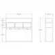 Κονσόλα Guarda Megapap χρώμα μπεζ travertine - χρυσό 100x29x90εκ. Κονσόλα Guarda Megapap χρώμα μπεζ travertine - χρυσό 100x29x90εκ.