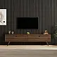 Έπιπλο τηλεόρασης Paris Megapap χρώμα καρυδί 160x25x35εκ. Έπιπλο τηλεόρασης Paris Megapap χρώμα καρυδί 160x25x35εκ.