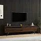 Έπιπλο τηλεόρασης Paris Megapap χρώμα καρυδί 160x25x35εκ. Έπιπλο τηλεόρασης Paris Megapap χρώμα καρυδί 160x25x35εκ.