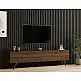 Έπιπλο τηλεόρασης Paris Megapap χρώμα καρυδί 160x25x35εκ. Έπιπλο τηλεόρασης Paris Megapap χρώμα καρυδί 160x25x35εκ.