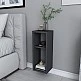 Κομοδίνο επιτοίχιο Sault Megapap χρώμα ανθρακί 23,2x22x59,6εκ. Κομοδίνο επιτοίχιο Sault Megapap χρώμα ανθρακί 23,2x22x59,6εκ.
