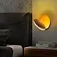 Απλίκα τοίχου Led Mimoza Megapap μεταλλική χρώμα χρυσό 25x16x25εκ. | GP052-0177,1
