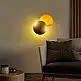 Απλίκα τοίχου Led Mimoza Megapap μεταλλική χρώμα χρυσό 25x16x25εκ. | GP052-0177,1