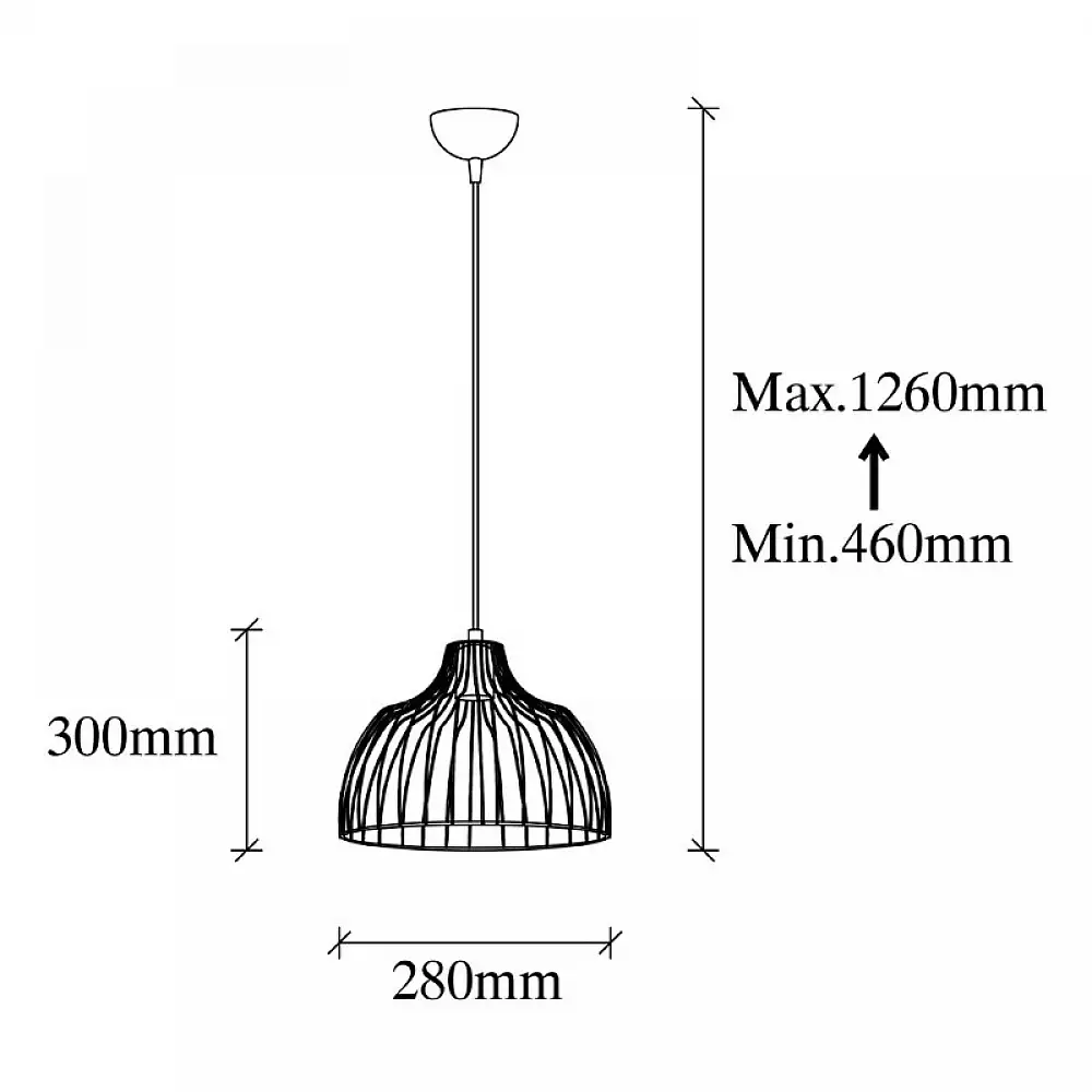 Φωτιστικό οροφής Treiso Megapap E27 μεταλλικό μονόφωτο χρώμα χρυσό Ø28x126εκ. | GP052-0187,1