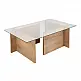 Τραπεζάκι σαλονιού Vetrino Megapap γυάλινο χρώμα honey oak 105x65x40εκ. - GP052-0221,1 Τραπεζάκι σαλονιού Vetrino Megapap γυάλινο χρώμα honey oak 105x65x40εκ. - GP052-0221,1