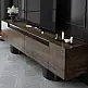 Έπιπλο τηλεόρασης Haven Megapap χρώμα καρυδί 180x30x50εκ. | GP052-0222,3