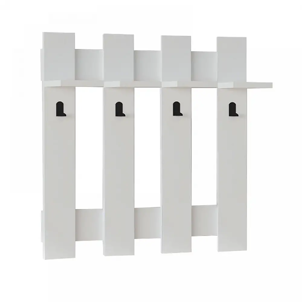 Κρεμάστρα τοίχου Carina Megapap χρώμα λευκό 70x18x70εκ. | GP052-0238,3