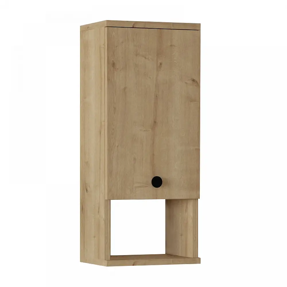 Ντουλάπι μπάνιου επιτοίχιο Mis Megapap χρώμα sapphire oak 30x21,8x71εκ. | GP052-0239,1