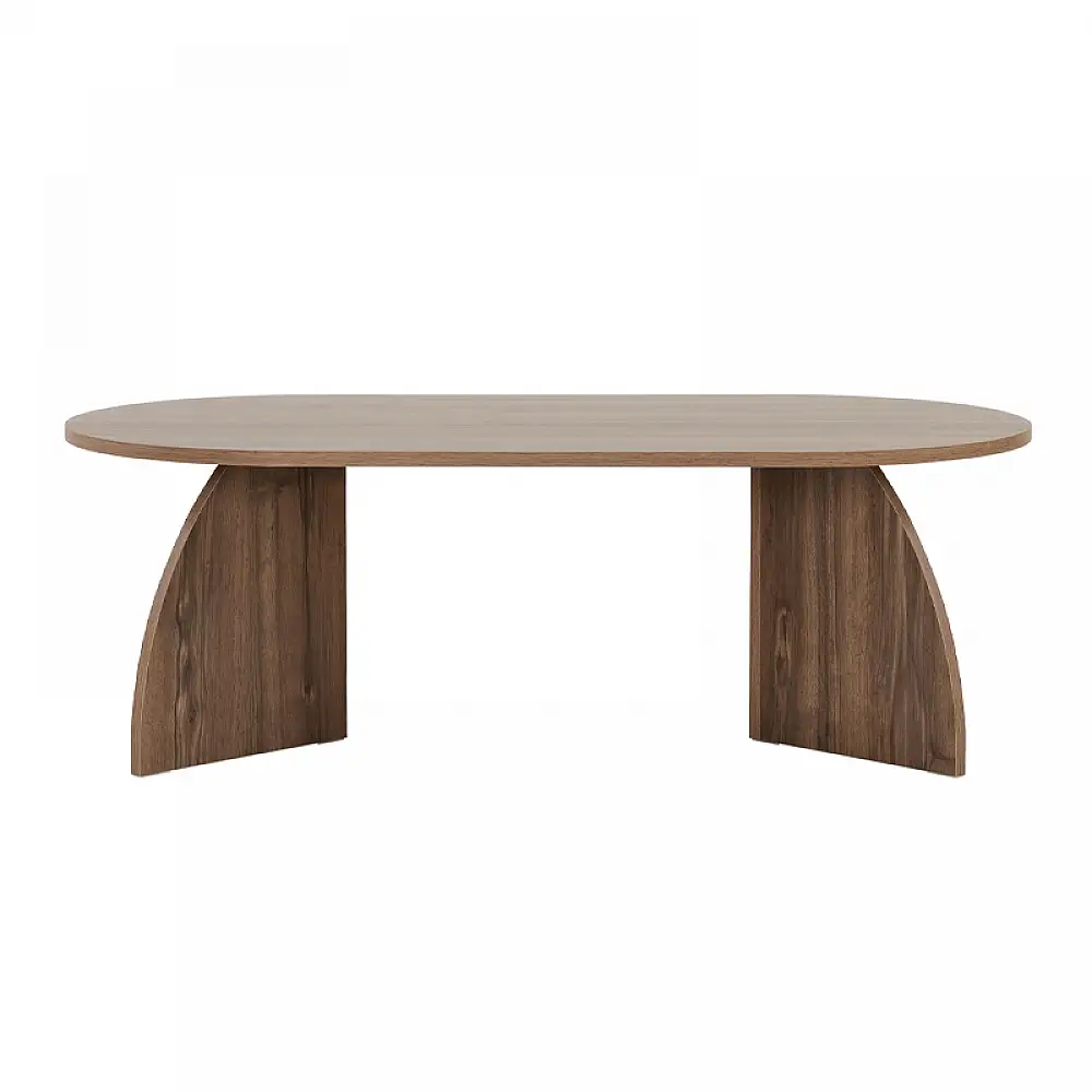 Τραπεζάκι σαλονιού Melina Megapap χρώμα καρυδί 120x60x40εκ. | GP052-0242,3