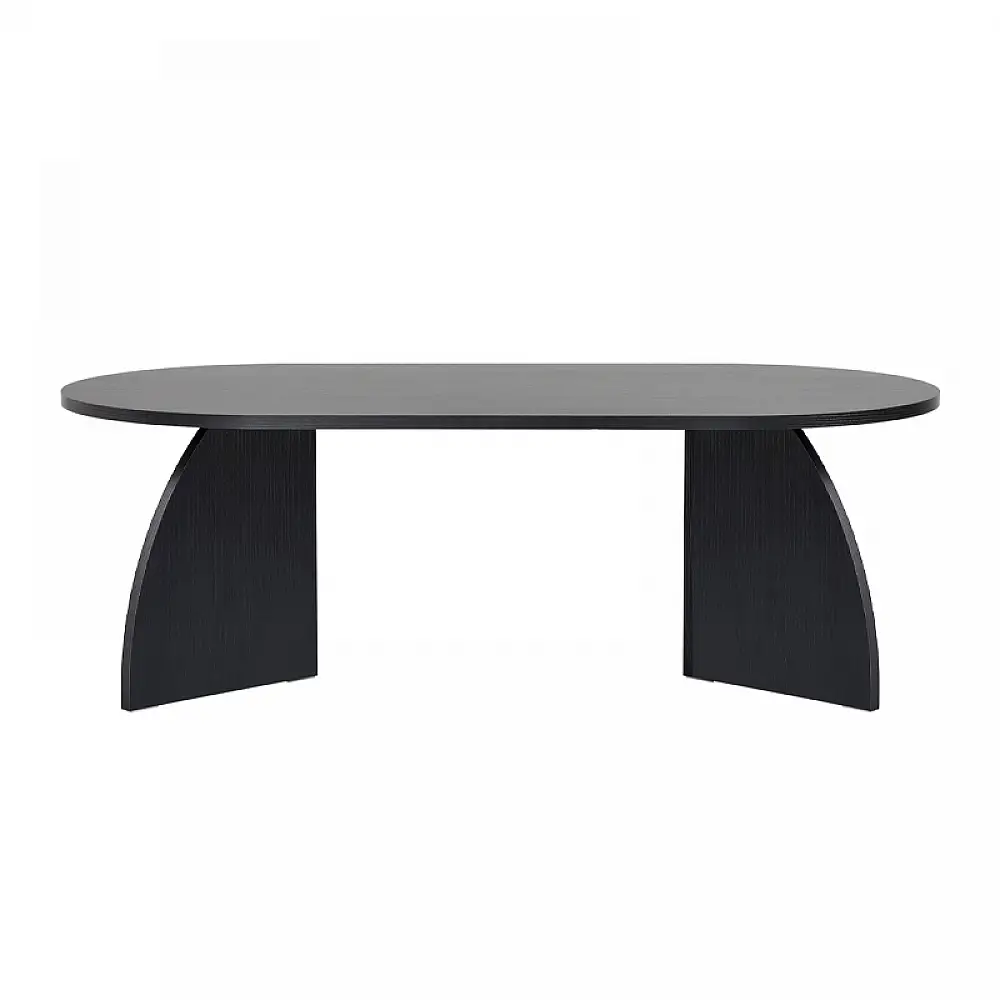 Τραπεζάκι σαλονιού Melina Megapap χρώμα black wood 120x60x40εκ. | GP052-0242,4