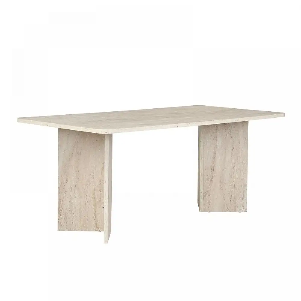 Τραπέζι Linza Megapap χρώμα travertine 180x90x75εκ. | GP052-0243,3