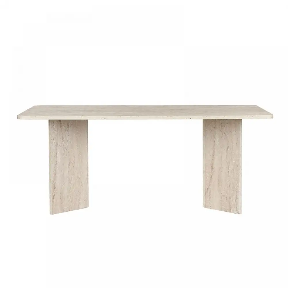 Τραπέζι Linza Megapap χρώμα travertine 180x90x75εκ. | GP052-0243,3