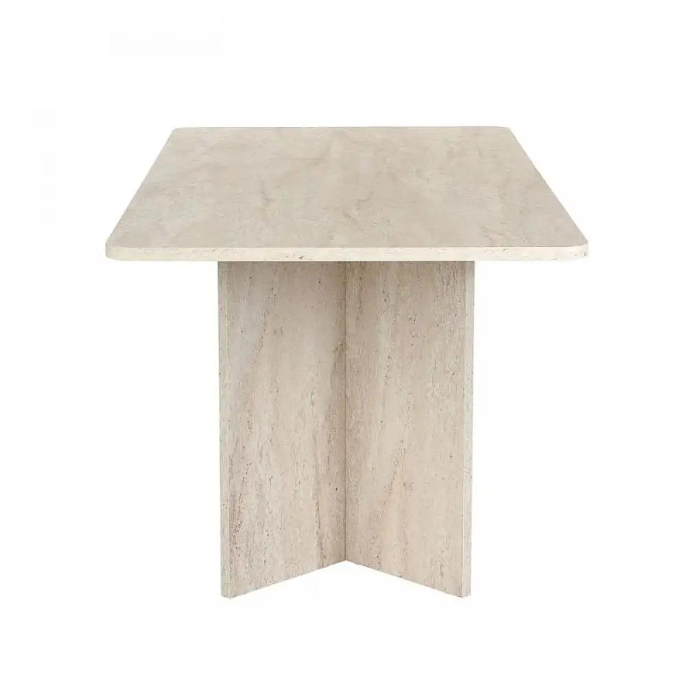 Τραπέζι Linza Megapap χρώμα travertine 180x90x75εκ. | GP052-0243,3