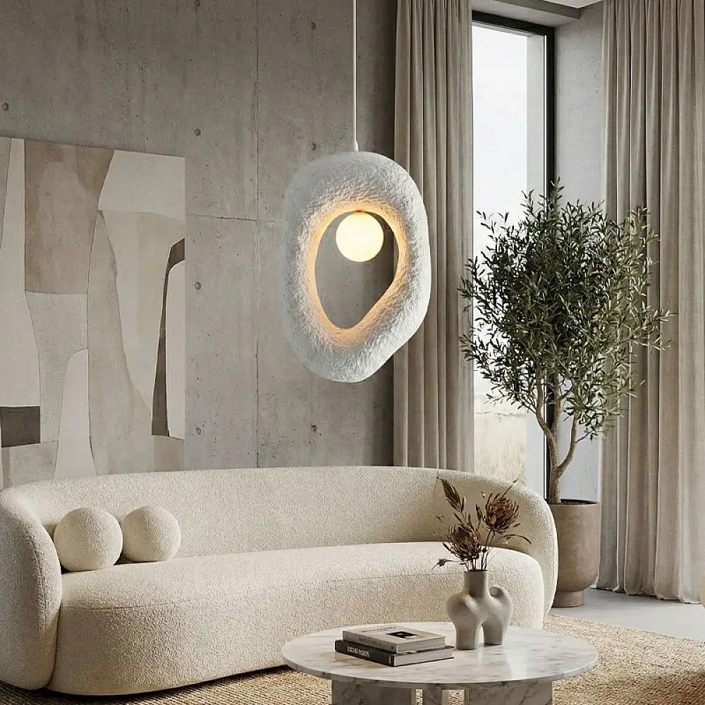 Φωτιστικό οροφής Zoga Megapap G9 fiberglass μονόφωτο χρώμα λευκό 30x12x90εκ. | GP052-0251,1