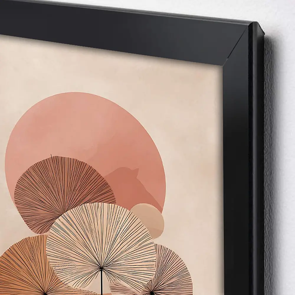 Πίνακας "Pink Leaves" Megapap ψηφιακής εκτύπωσης 50x70εκ. | GP052-0268,1