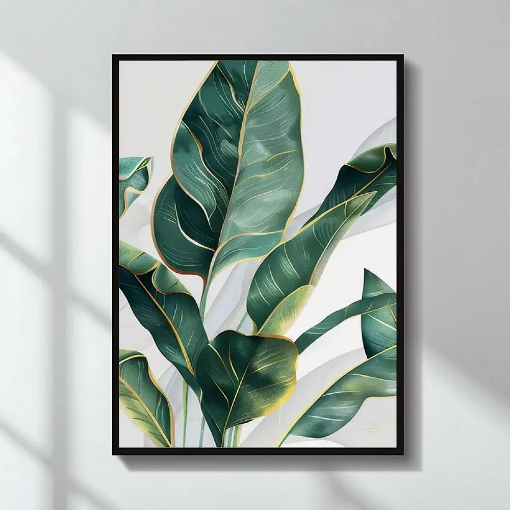 Πίνακας "Botanical Leaves" Megapap ψηφιακής εκτύπωσης 50x70εκ. | GP052-0269,1