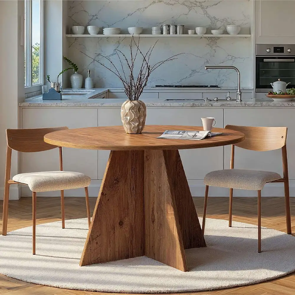 Τραπέζι Virela Megapap χρώμα atlantic pine Ø120x75εκ. | GP052-0270,1