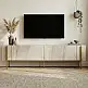 Έπιπλο τηλεόρασης Nexus Megapap χρώμα travertine - χρυσό 180x30x45,5εκ. | GP052-0274,2