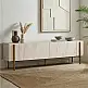 Έπιπλο τηλεόρασης Nexus Megapap χρώμα travertine - χρυσό 180x30x45,5εκ. | GP052-0274,2